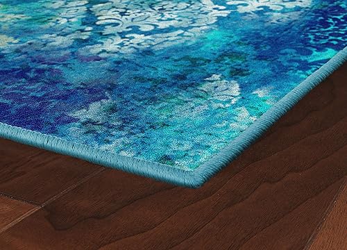 Miniatura 5 de Brumlow MILLS Caprice - Alfombra lavable para interiores o exteriores con estampado envejecido antiguo, para sala o comedor, alfombra de dormitorio,