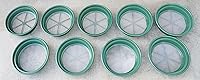 Vista 2 de SE 9-Piece Patented 13.25-Inch Wide Stackable Sifting Pan Set for Gold Prospecting with Stainless Steel Mesh - GP2-9 SET
