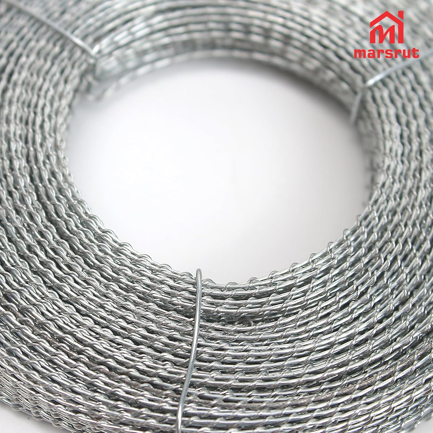 Iron Sealing Wire, Thread Seal, 98.4Ft Lead Seal Wire Roll, Two Shares, Widely Used for Water Electric Meters (Total Length: 30 Meters, 0.85mm Diameter)