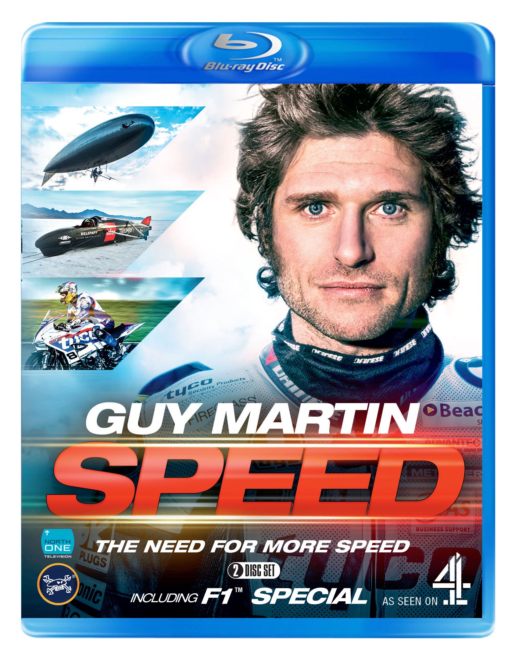 Guy Martin: Speed 3 & F1 Special Blu-ray David Coulthard New
