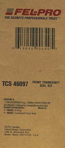 Miniatura 2 de FEL-PRO TCS 46097 Juego de Retenes Delanteros Cigüeñal