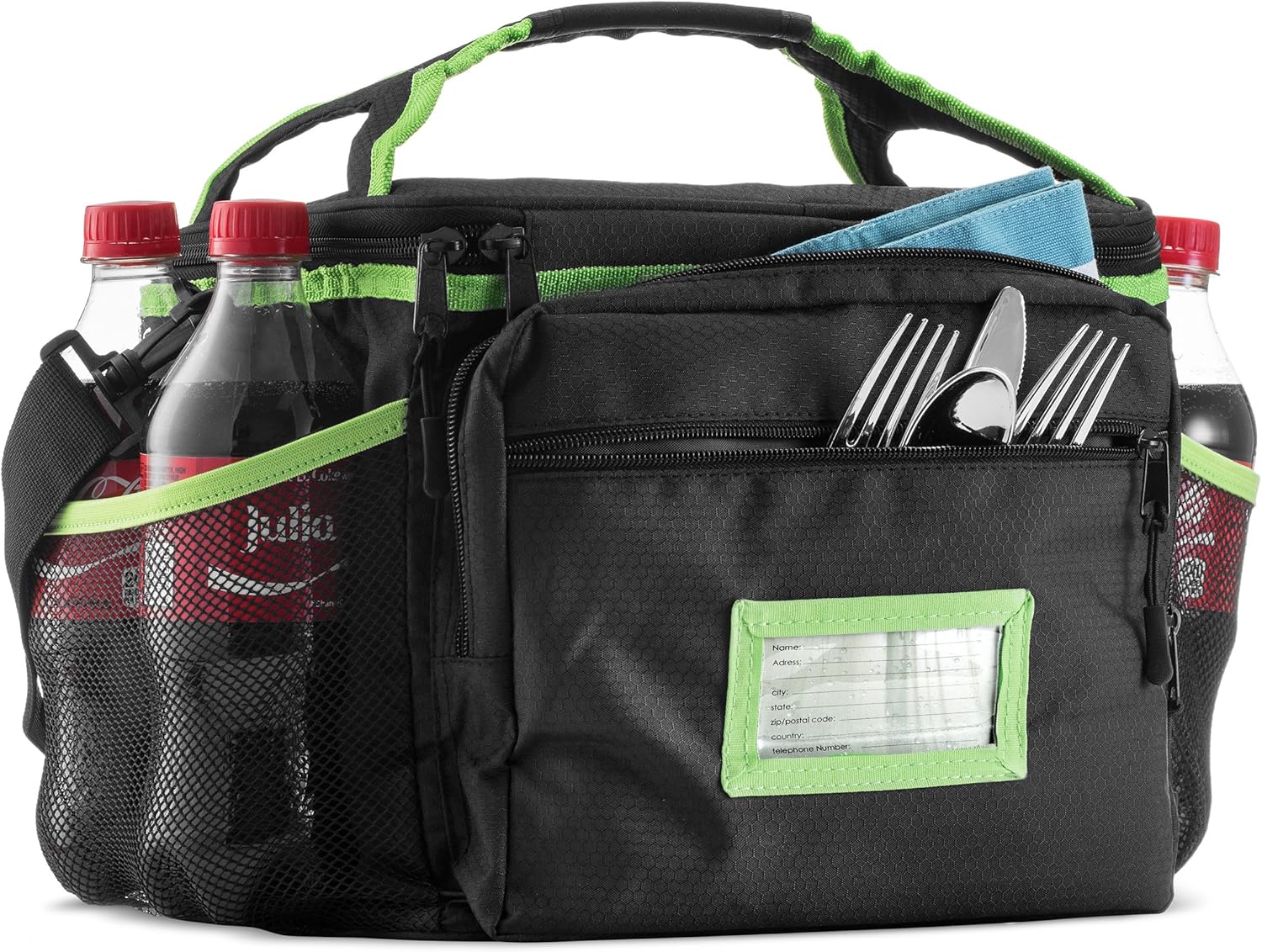 Cooler Bag insulated Large Capacity Bag Durable, Insulated Tote To Keep Foods And Drinks In The Right Temperature (11 x 10 x 9 Inches)