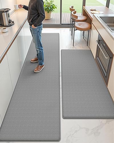 Miniatura 116 de Color&Geometry - Alfombras de cocina antideslizantes e impermeables Alfombra de cocina acolchada Alfombra antifatiga para pararse de 30 x 18