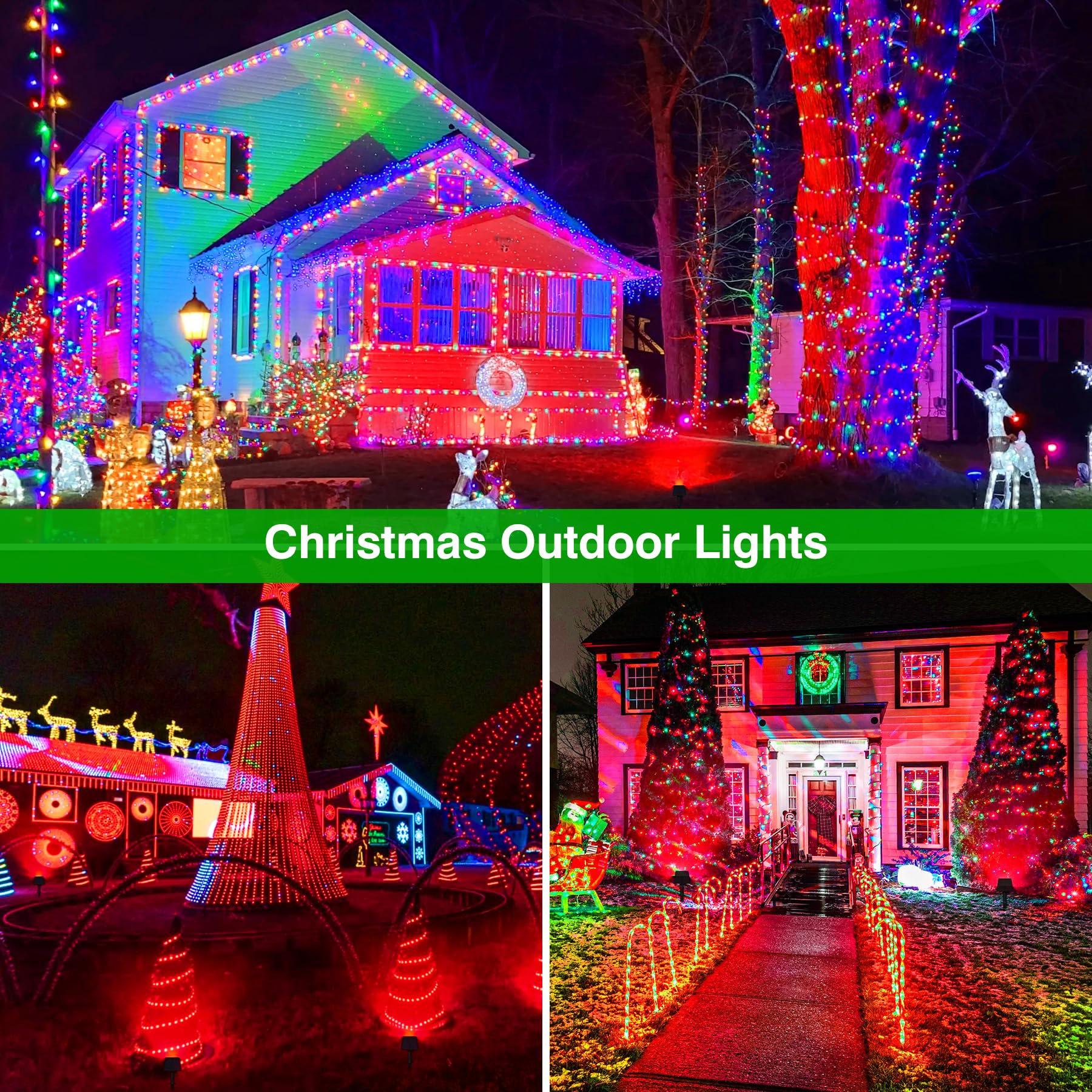 Focos solares rojos para exteriores, 20 luces LED impermeables IP65, luz solar de paisaje, focos ajustables para pared, árbol, patio, jardín, Halloween, Navidad, iluminación, paquete de 4