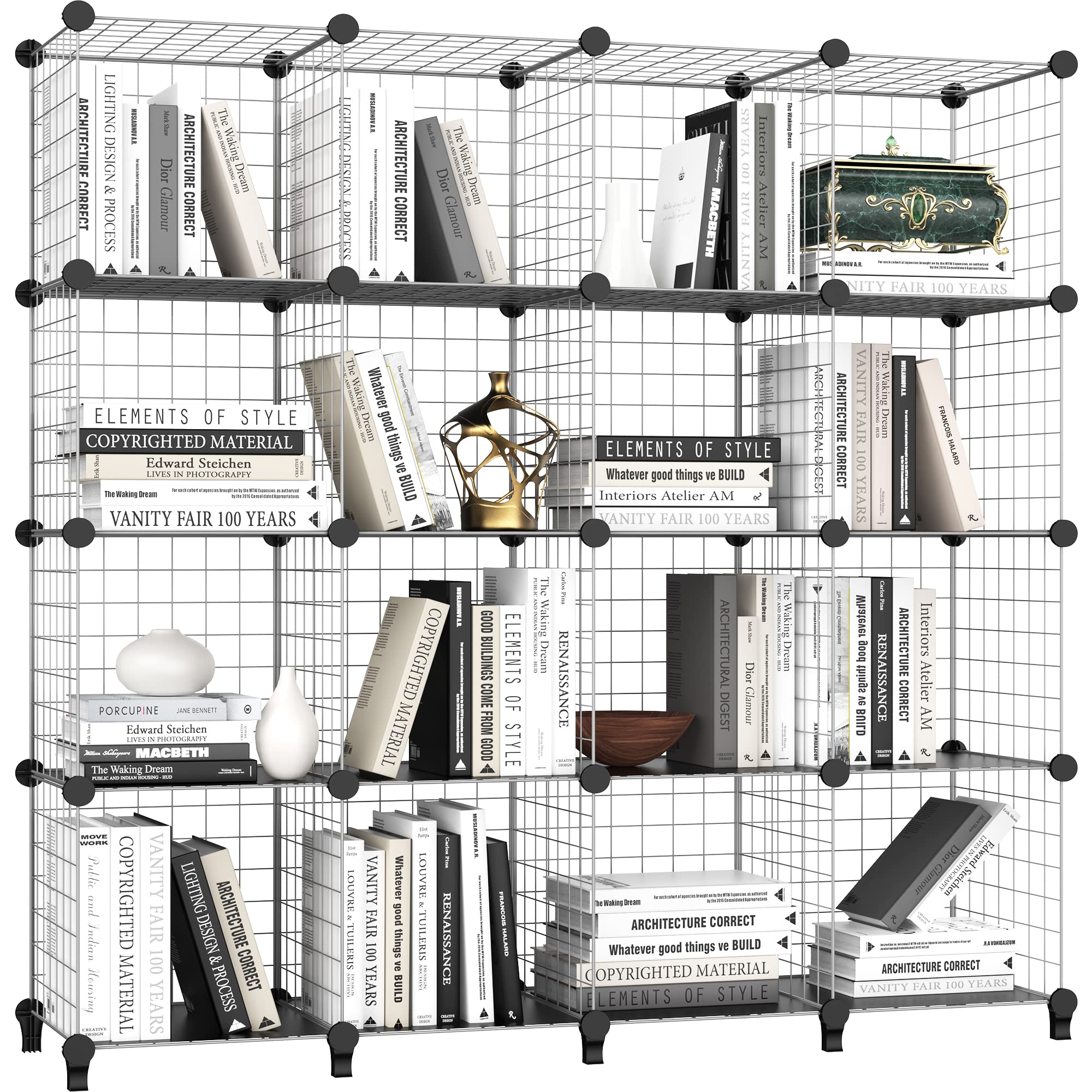 Buy HOMIDEC Closet Organizer, 16 Wire Cube Storage Organizer DIY