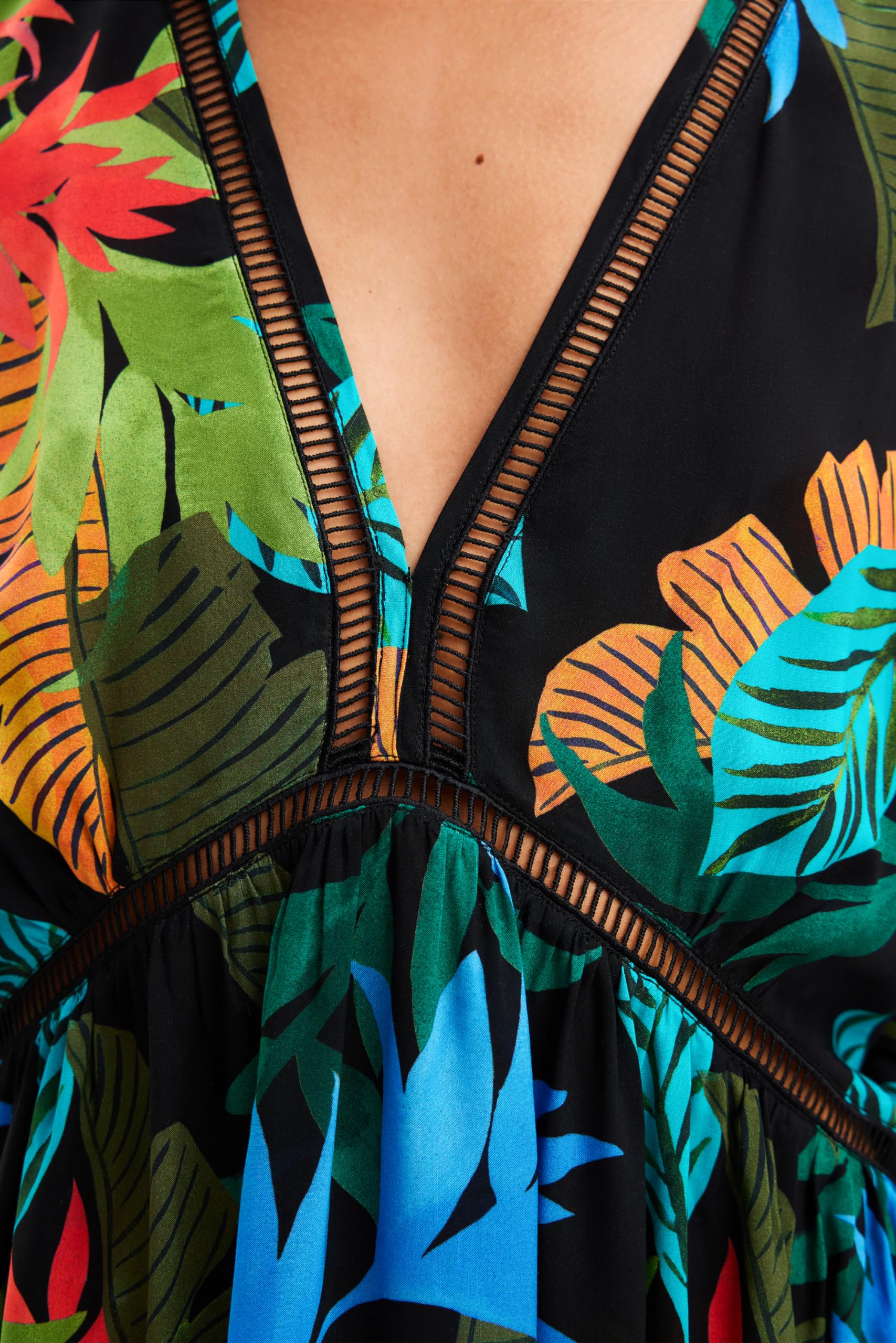 Desigual Bikini Top Kobiety Swim_top Tropical Party