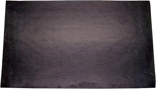 Miniatura 4 de Wowser Felpudo de fibra de coco con diseño de flor de Lis en tono dorado con fondo negro, 29.5 pulgadas