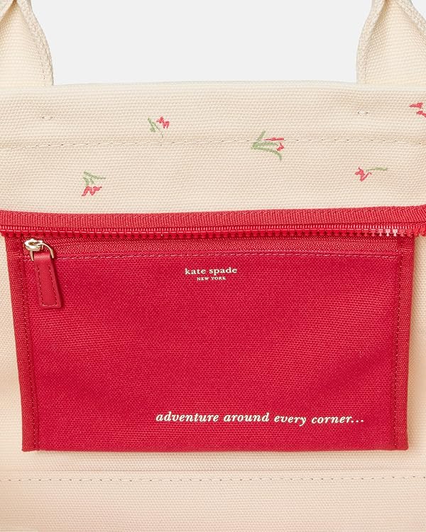 kate spade new york Dash Vibrant Buds Printed Canvas Tote Bag by kate spade new york - Used condition - Image 6