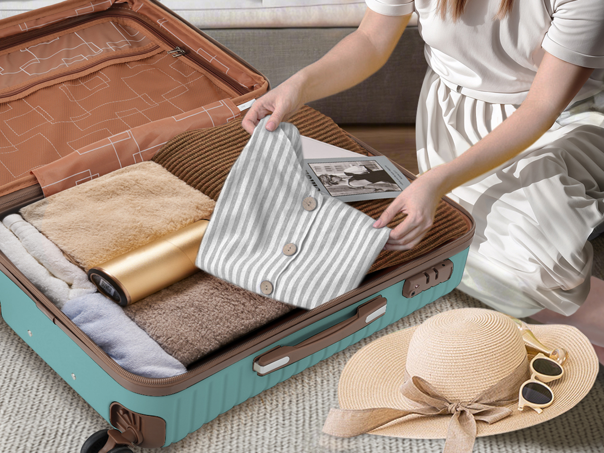 Amazon.com: Merax Hardshell Luggage Sets 4 piece Lightweight