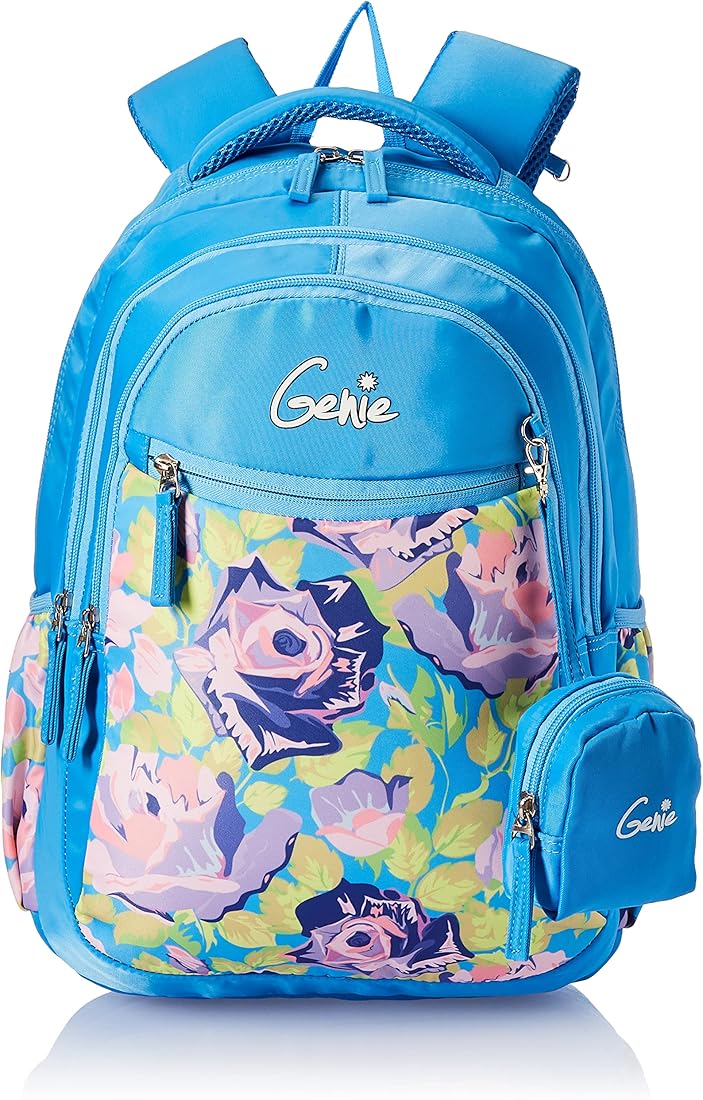 Genie Peony School Bag For Blue Colour Backpack For More , 43 OFF