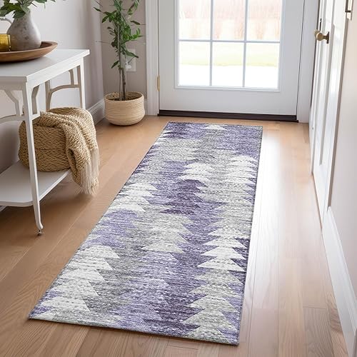 Miniatura 2 de Addison Rugs Chantille ACN632 - Alfombra de pasillo para interior y exterior, resistente a las manchas, lavable, para baño, lavandería y dormitorio