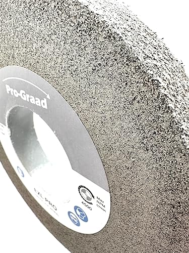 Miniatura 6 de Pro-Graad EXL PRO Rueda de pulido de desbarbado convoluto  Carburo de silicio fino 9S de 12 x 1 pulgada x 5 pulgadas  Grado profesional  Rueda de