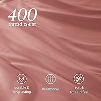 Vista 12 de Bare Home 100% Organic Cotton Sateen Fitted Sheet - Smooth Sateen Weave - Breathable & Cooling - Hotel Luxury - Durable Fitted Sheet - Deep Pocket