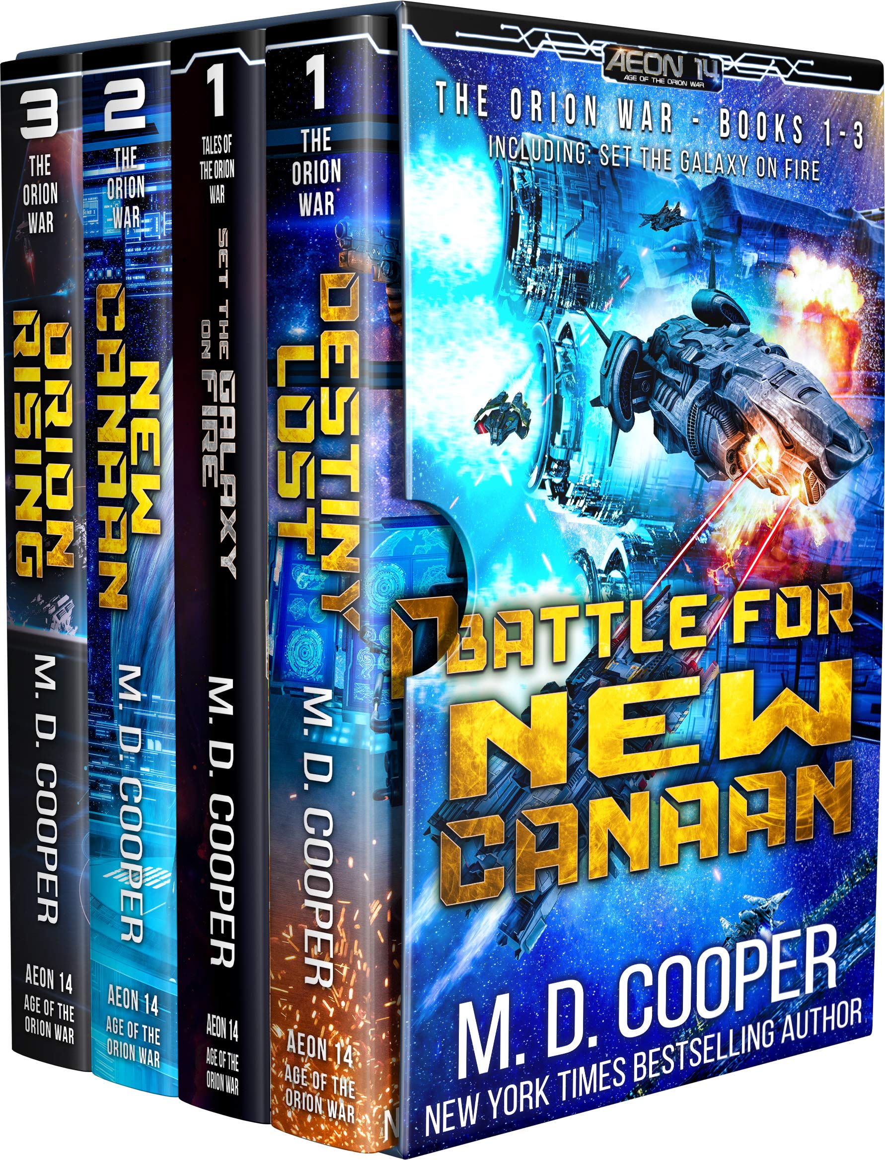 Battle for New Canaan - The Orion War Books 1-3 (The Orion War Collection Book 1)