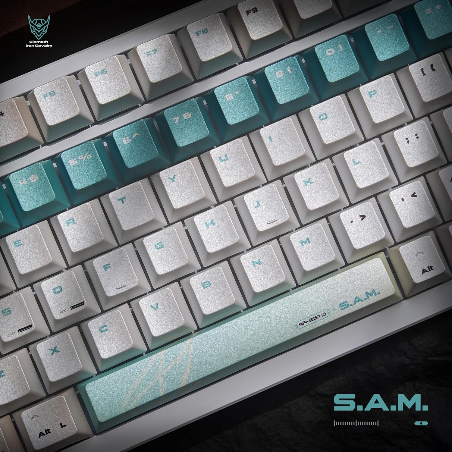 Keycaps - Sam Mech Theme, Cherry Height, 133 Keys, PBT Material, Opaque