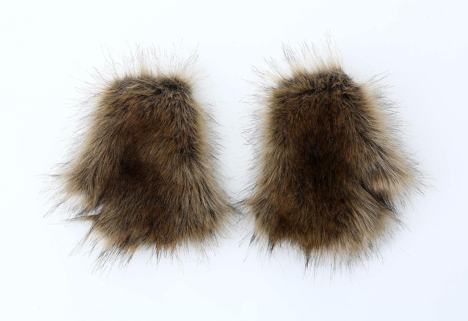 QinRuan Wolf Paw Costume for Adult 1 Pairs Plush Gloves Cosplay Bear Paw
