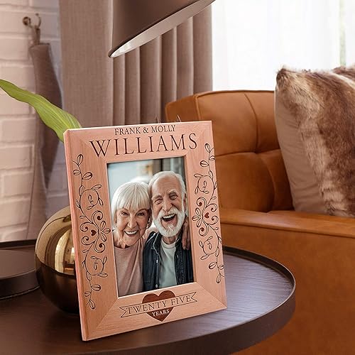 Vista 16 de GIFTBYGIFTY Marcos de fotos de amor personalizados para parejas con nombre, 4 x 6 pulgadas, regalos de San Valentín personalizados para él, ella