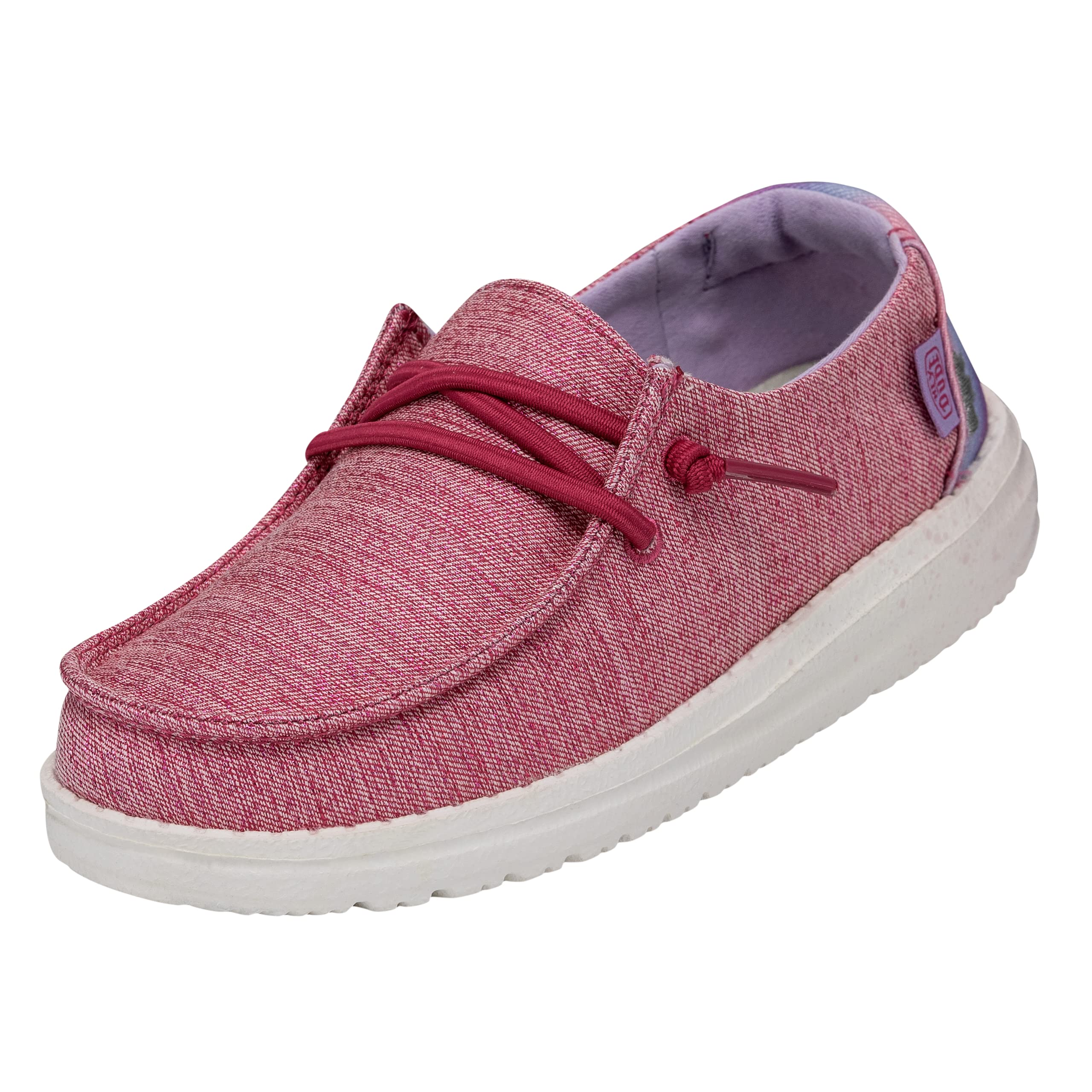 HEYDUDE Wendy Youth Moccasin, Sparkle Pink, 32 EU, Sparkle Pink, 13 UK Child