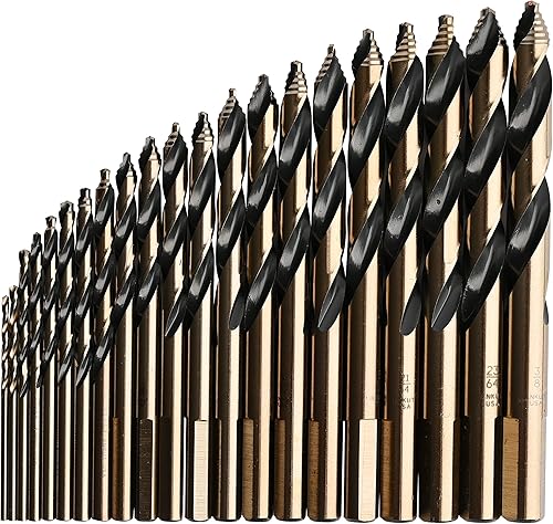 Miniatura 4 de KnKut Juego de 21 brocas de punto de paso de longitud mecánica 116"-38" por 64th