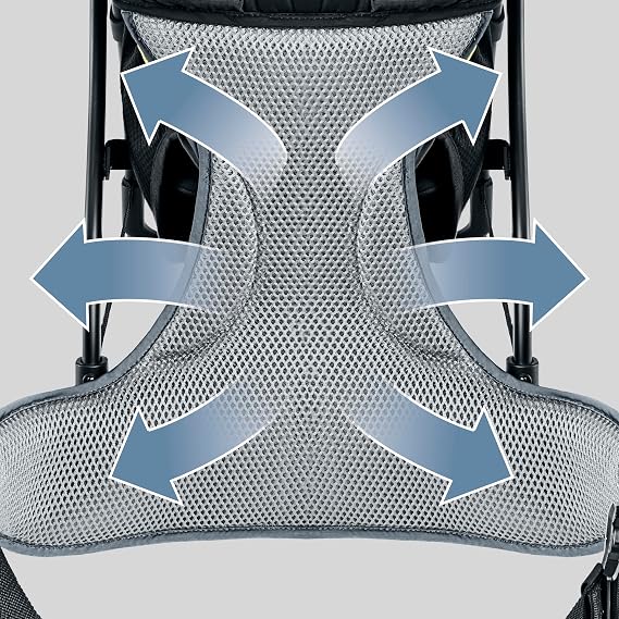 Chicco SmartSupport Aluminum Frame Backpack Carrier, Lightweight Baby Backpack Carrier, Solar/Grey