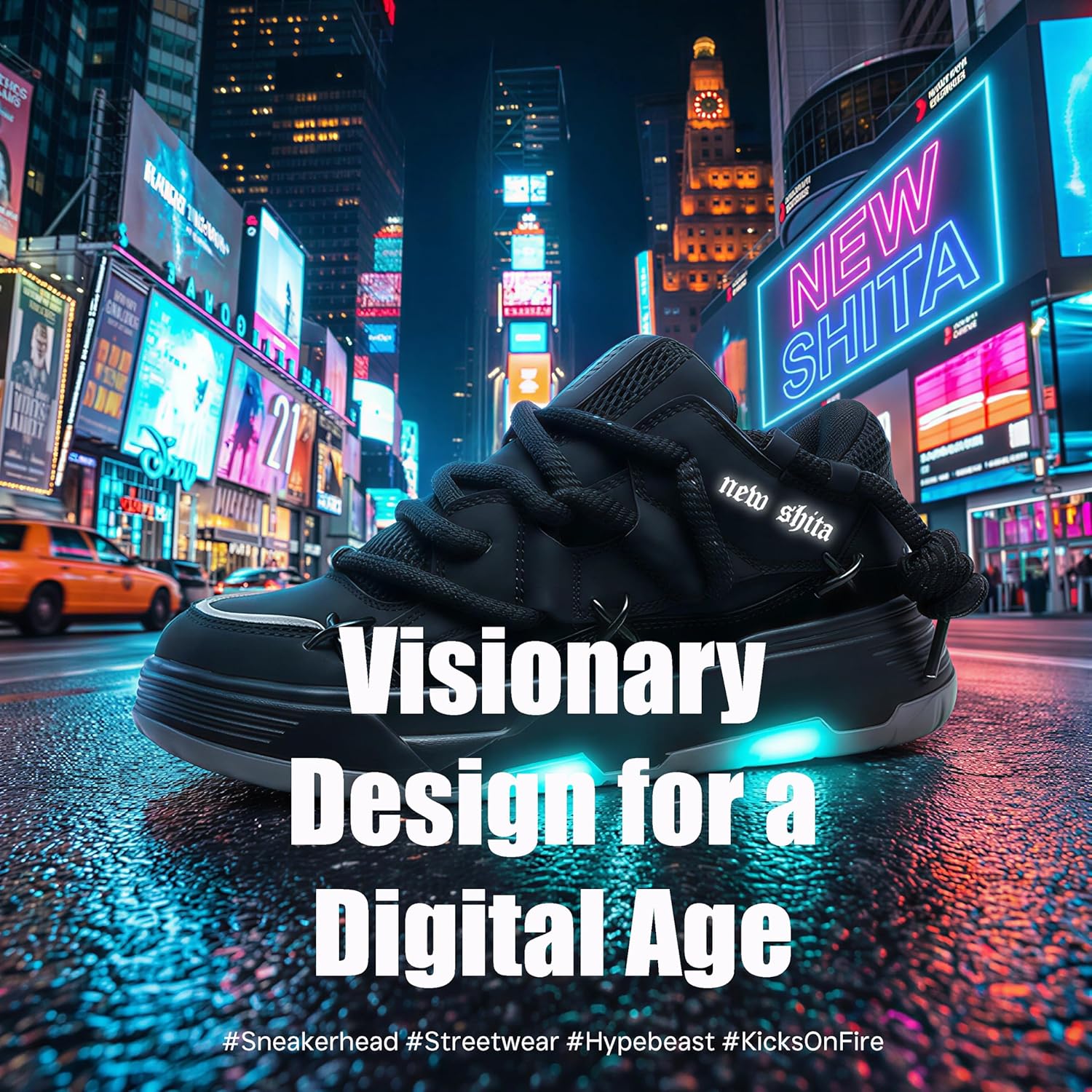 Height-Increasing Women’s Fashion Platform Chunky Sneakers Lightweight Cushioned Anti-Slip Breathable Unisex Shoes for Walking Casual Sport - Image 5