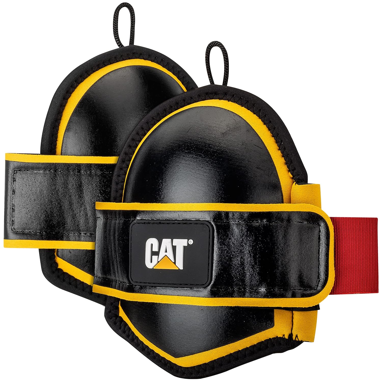 CAT Soft Non-Slip Knee Pads for Work Protection, Secure Elastic Straps, Secure, Construction, Floor Jobs, Inner Pad Cushion, One Pair - 980747ECT