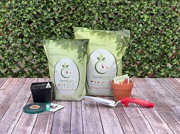VermisTerra Essential Kit Tea and Organic Earthworm Castings 5 LB Bundle