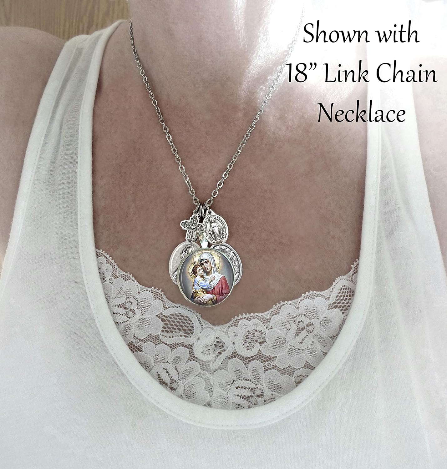 St. Nectarios, Nektarios, Kephalas Keychain, Necklace or Clip, Greek Orthodox Saint Nectarius of Aegina - Image 6