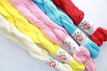 Amazon.co.jp: しつけ糸ｶﾗｰ 綿100% 赤 : 産業・研究開発用品