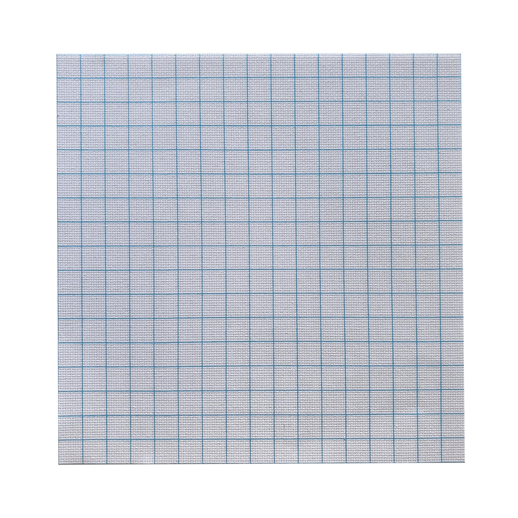 Pre-Cut 14 Count Easy Count Aida with Washable Grid Lines Cross Stitch Fabric Pack, 11.8x11.8inches, Set of 5pieces