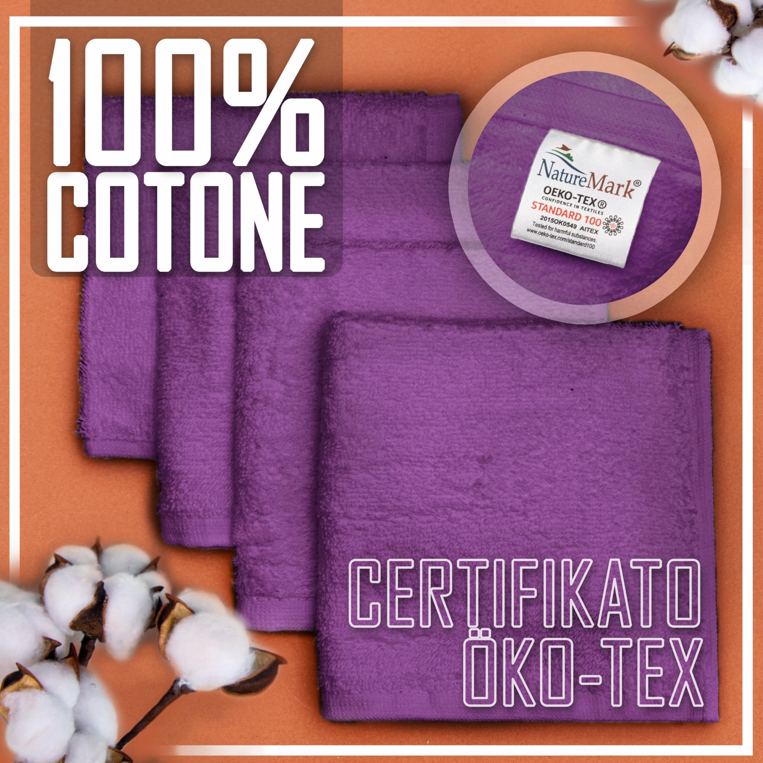 Set Asciugamani 1 1 Benedetta Beige Spugna 100% Cotone Con Balza Applicata - Maresca Home Decor - Foto 8