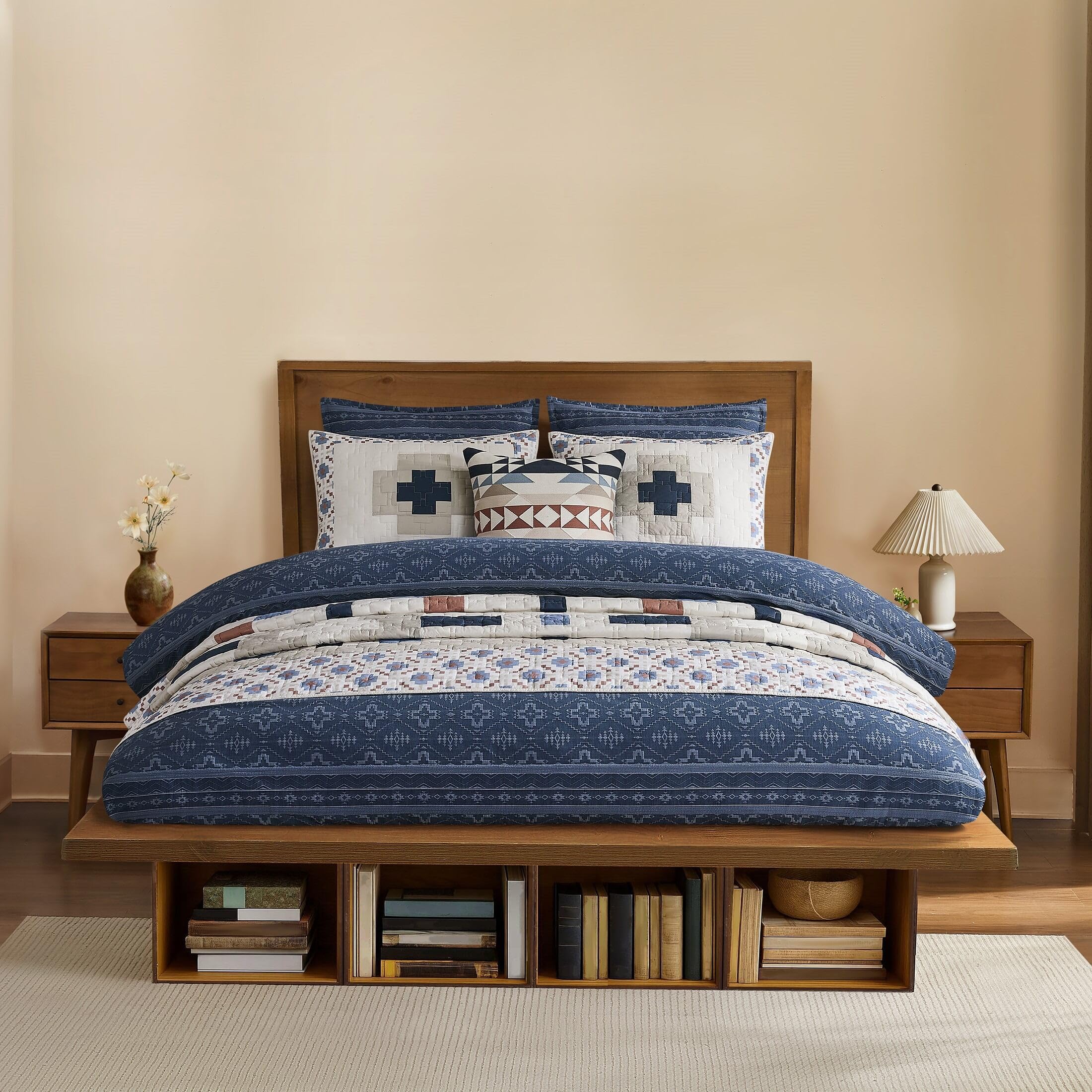 Amazon.com: Pendleton 100% Cotton Queen Comforter Set – 3-Piece