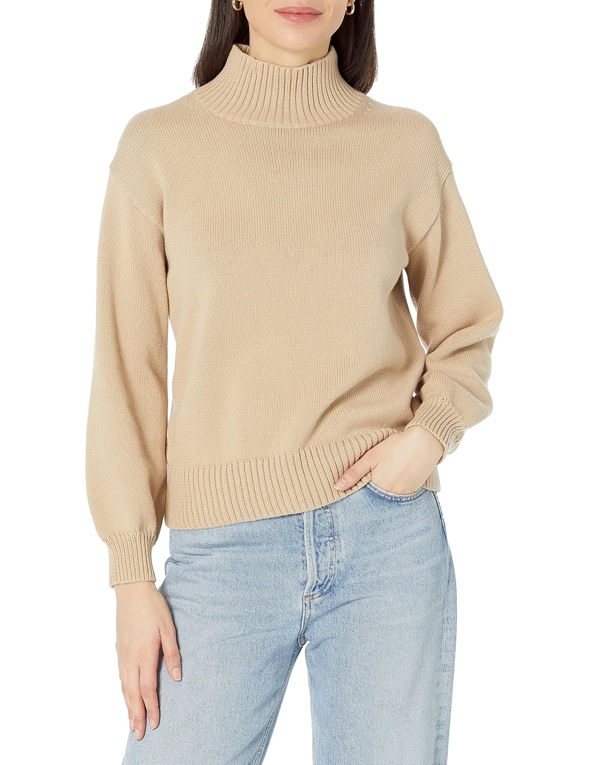 Amazon Essentials Cotton Funnel Neck Sweater - Image 9