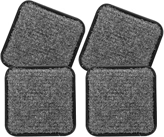 4pcs Plastic Furniture Coasters, Non Slip Bed Stoppers for Chairs
