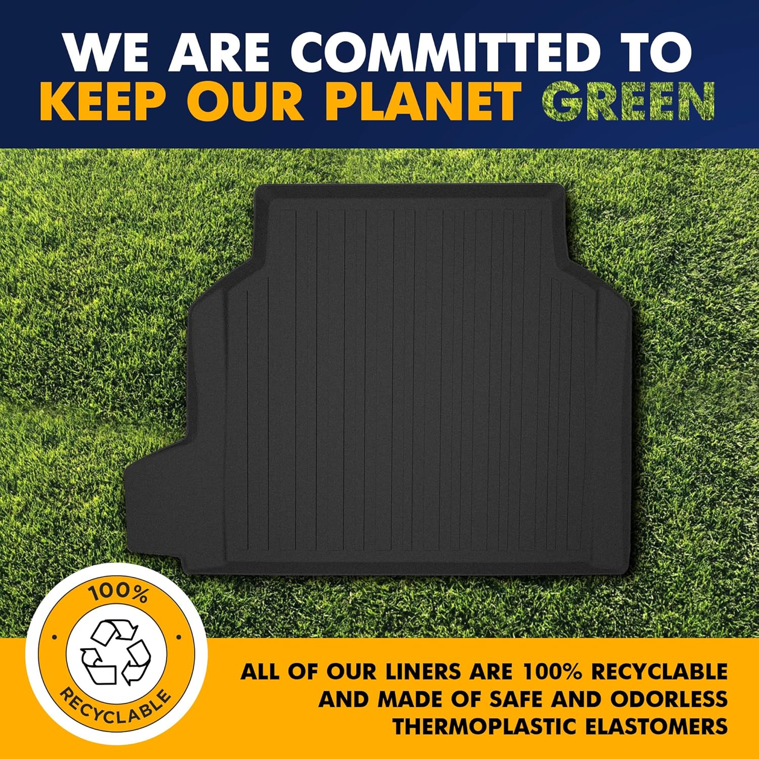 Premium Cargo Liner for Alfa Romeo Giulia 2WD & 4WD 2017-2024 - 100% Protection - Custom Fit Car Trunk Mat - All-Season Cargo Mat - 3D Shaped Laser Measured Trunk Liners