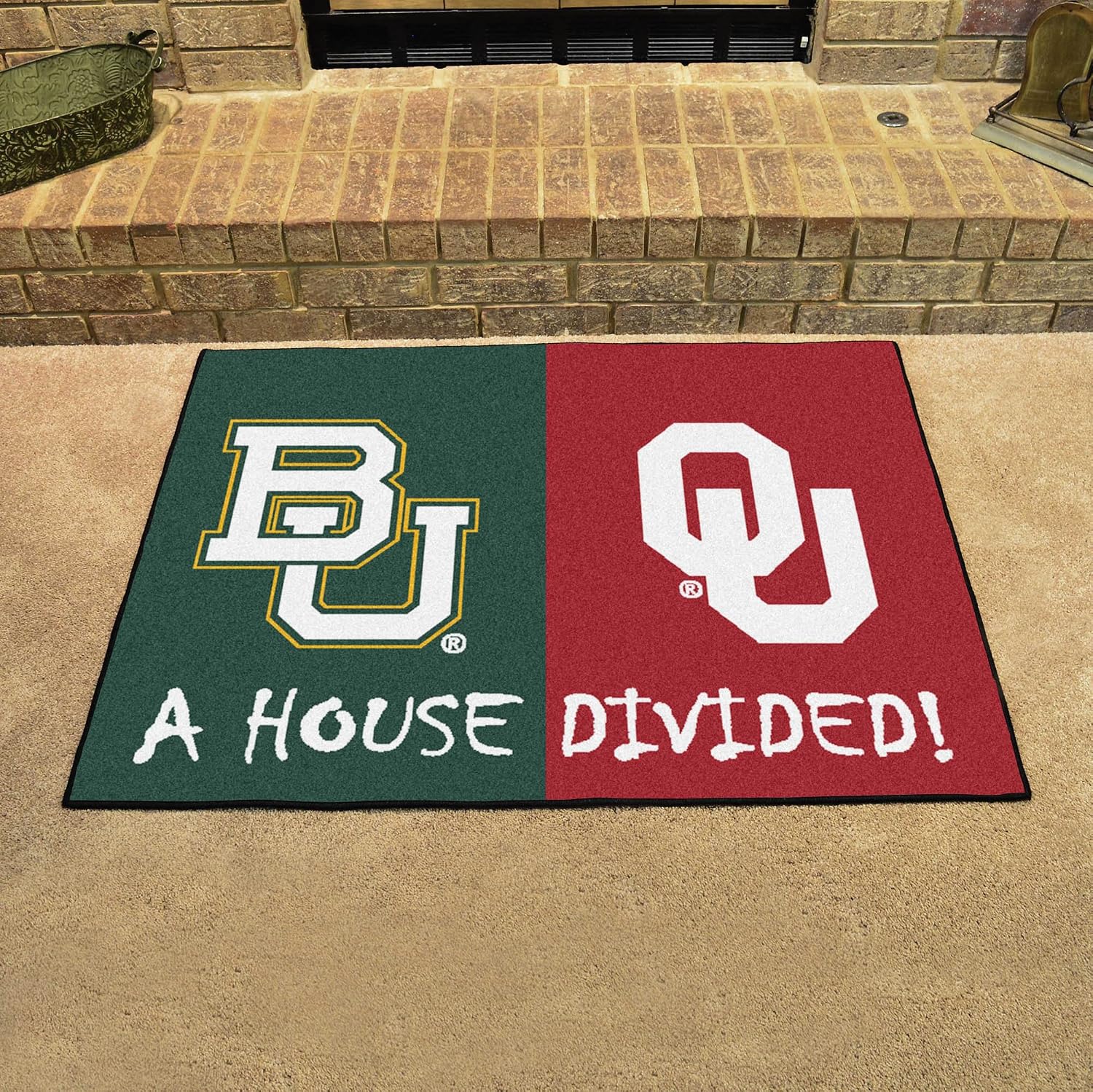 FANMATS NCAA Unisex House Divided Mat