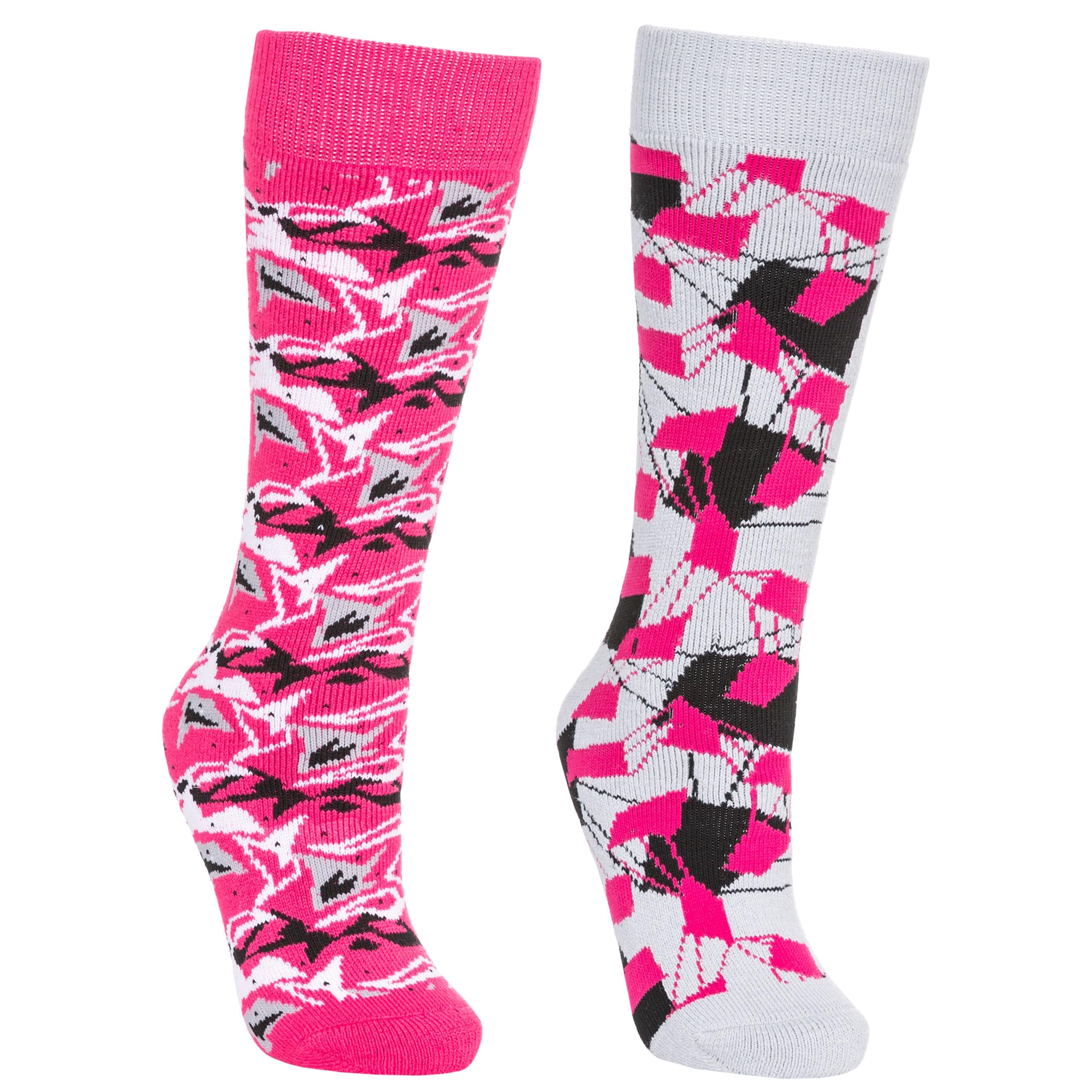 Trespass Girls Pink Tube Socks Rockies
