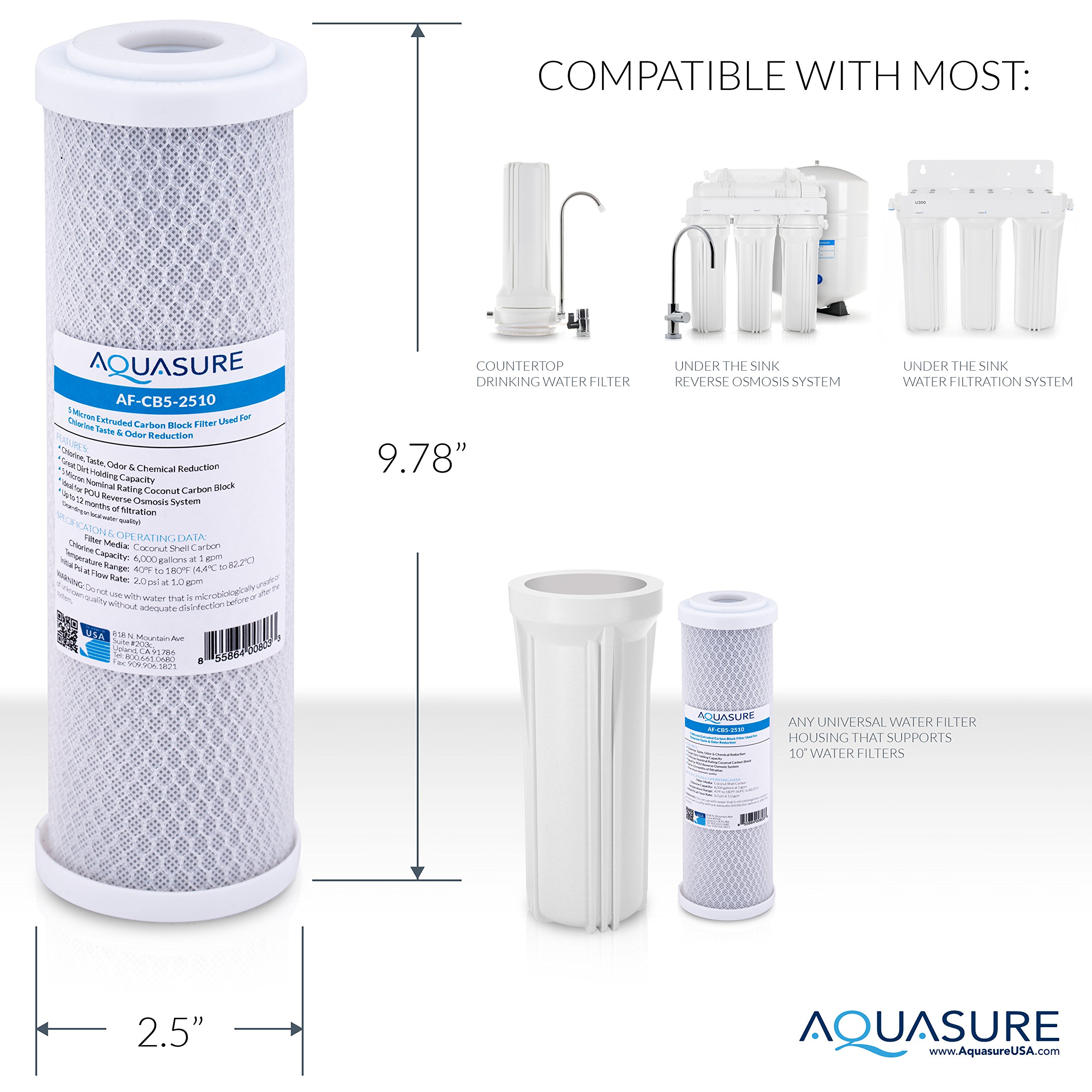 Filtro De Agua De Cáscara De Coco Filtros De Agua De Bloque | Cuotas