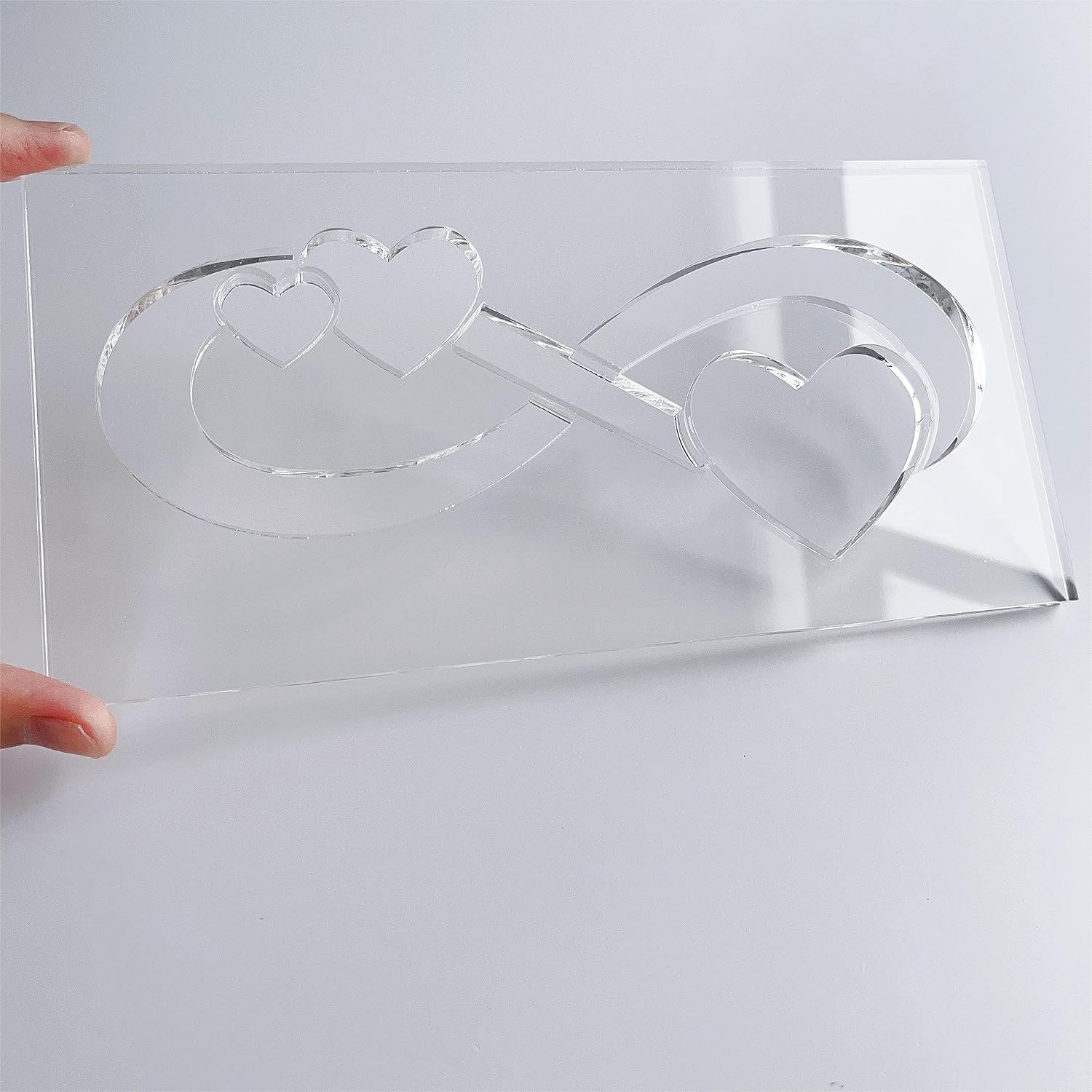 Infinity Router Template, Clear Acrylic Template, Router Inlay Template, Woodworking Router Template