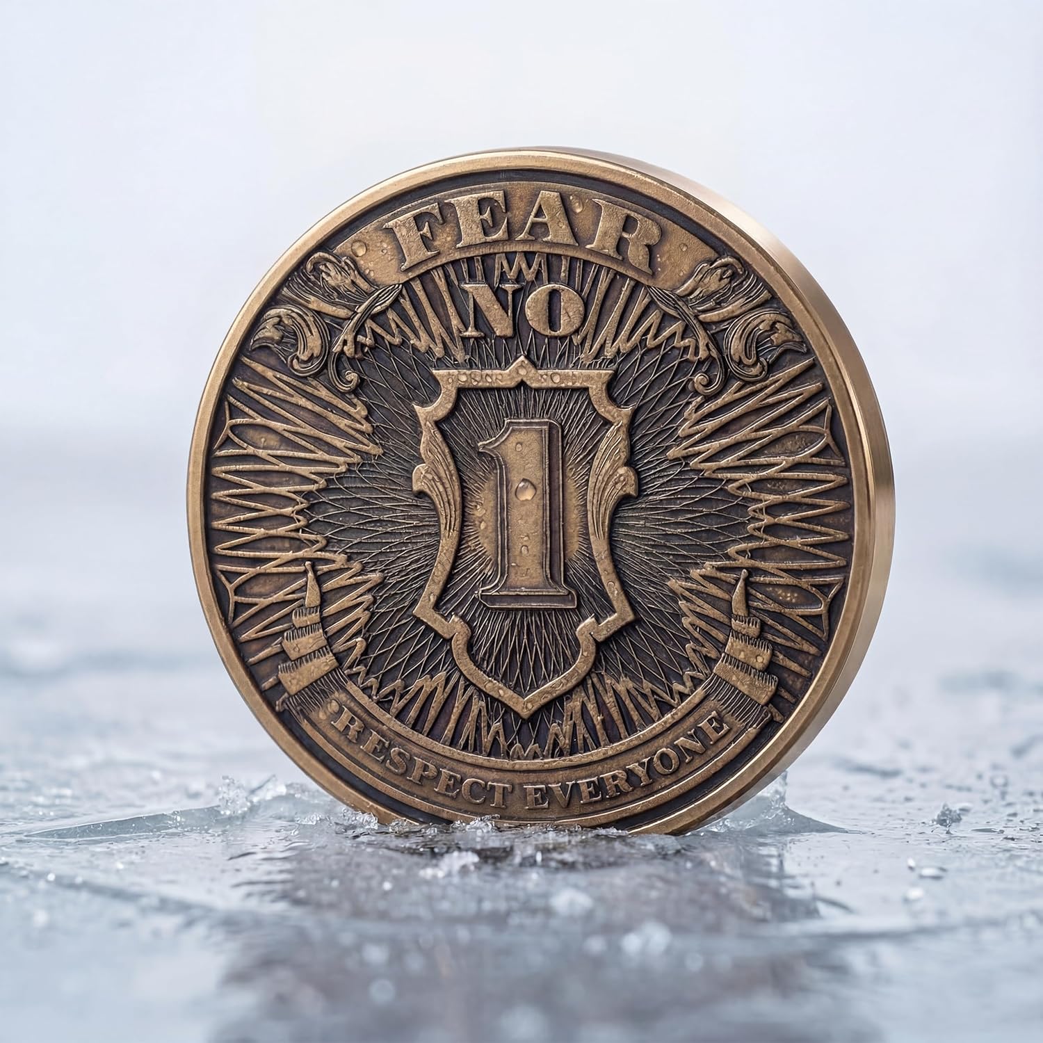Badass Coin – Motivational Pocket Token for Confidence and Grit – EDC Daily Reminder – Bold Gift for Men & Women with Unshakable Attitude