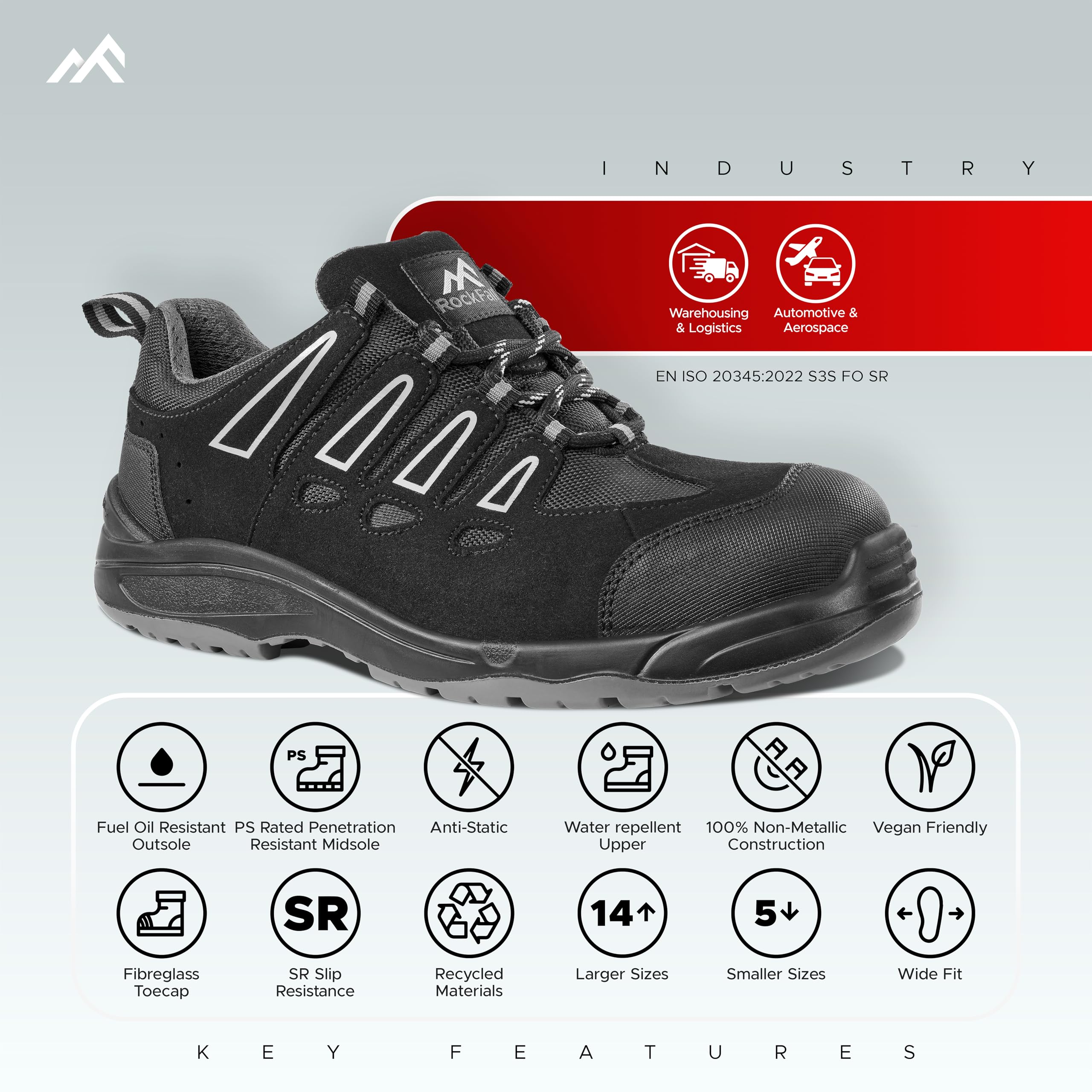 Rock Fall Homme Bridgeport Safety Trainer