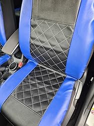 Full Set Of Furry Leopard Print Car Seat Covers - Fits Most Cars