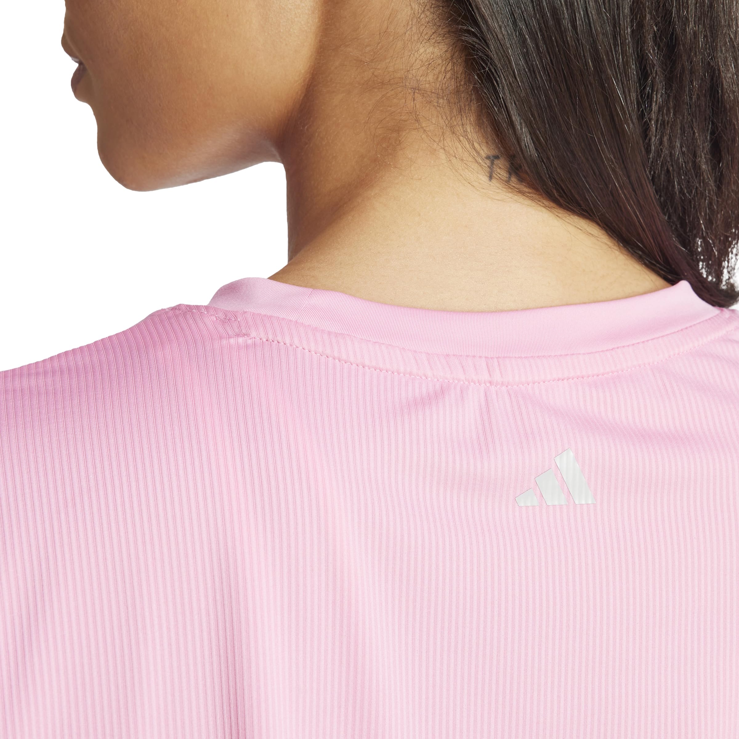 adidas Kobiety Studio Tee, bliss pink/grey two, S