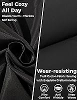 Vista 5 de Wantdo - Chaqueta acolchada impermeable para hombre, con capucha, de invierno