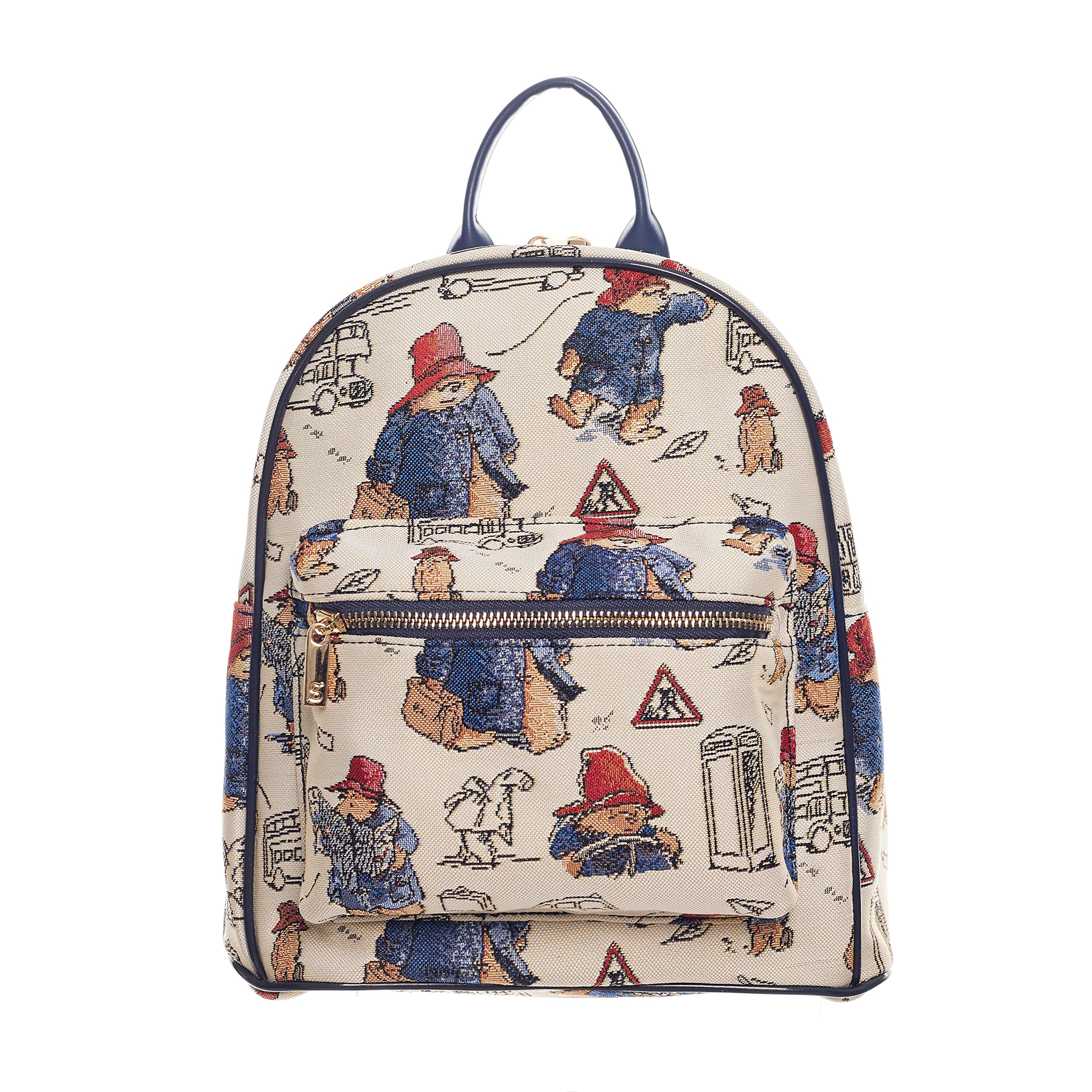 Signare Paddington Bear Tapestry Casual Daypack Backpack Rucksack for Women School Bag Travel Bag