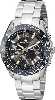 Charles-Hubert, Paris Men's 3976-B Premium Collection Analog Display Japanese Quartz Silver Watch