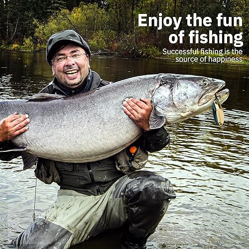 Miniatura 6 de THKFISH Señuelos de pesca, cucharas de pesca, señuelos de trucha para trucha, lucio, lubina, lucioperca, lucioperca, 0.12 oz(1/8 oz), 0.19 oz