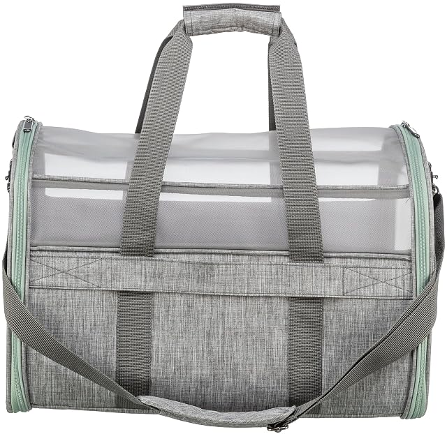 TRIXIE Bolsa Dillon, 33 × 32 × 54 cm, Gris/Menta