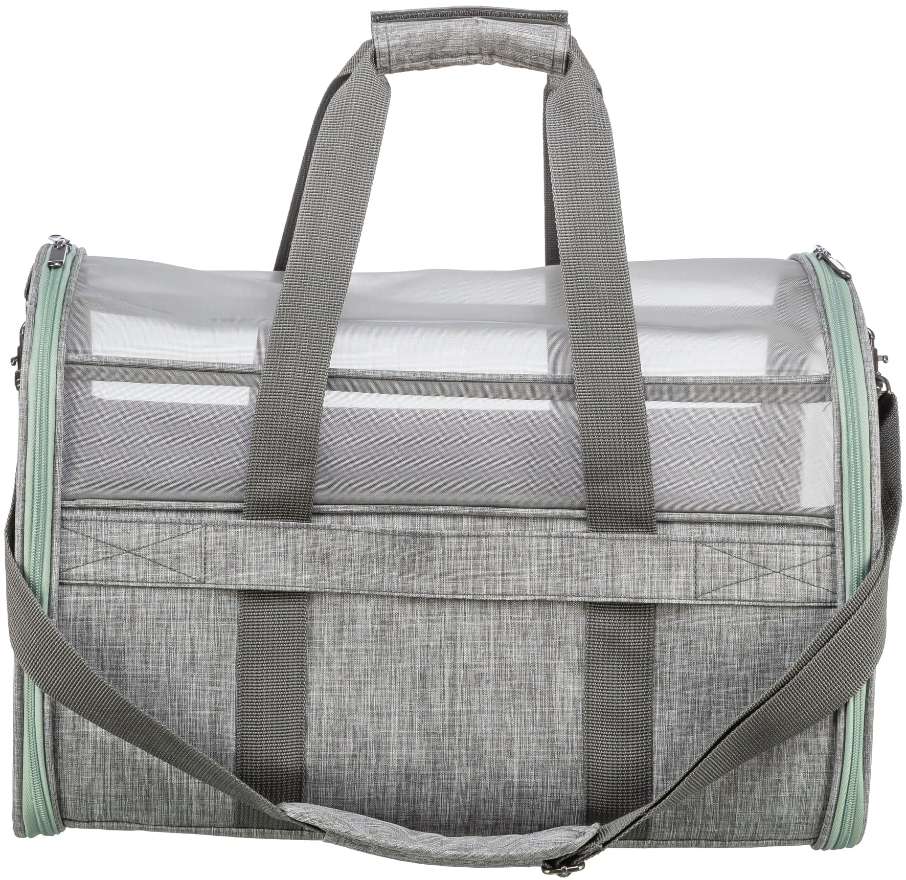 TRIXIE Bolsa Dillon, 33 × 32 × 54 cm, Gris/Menta