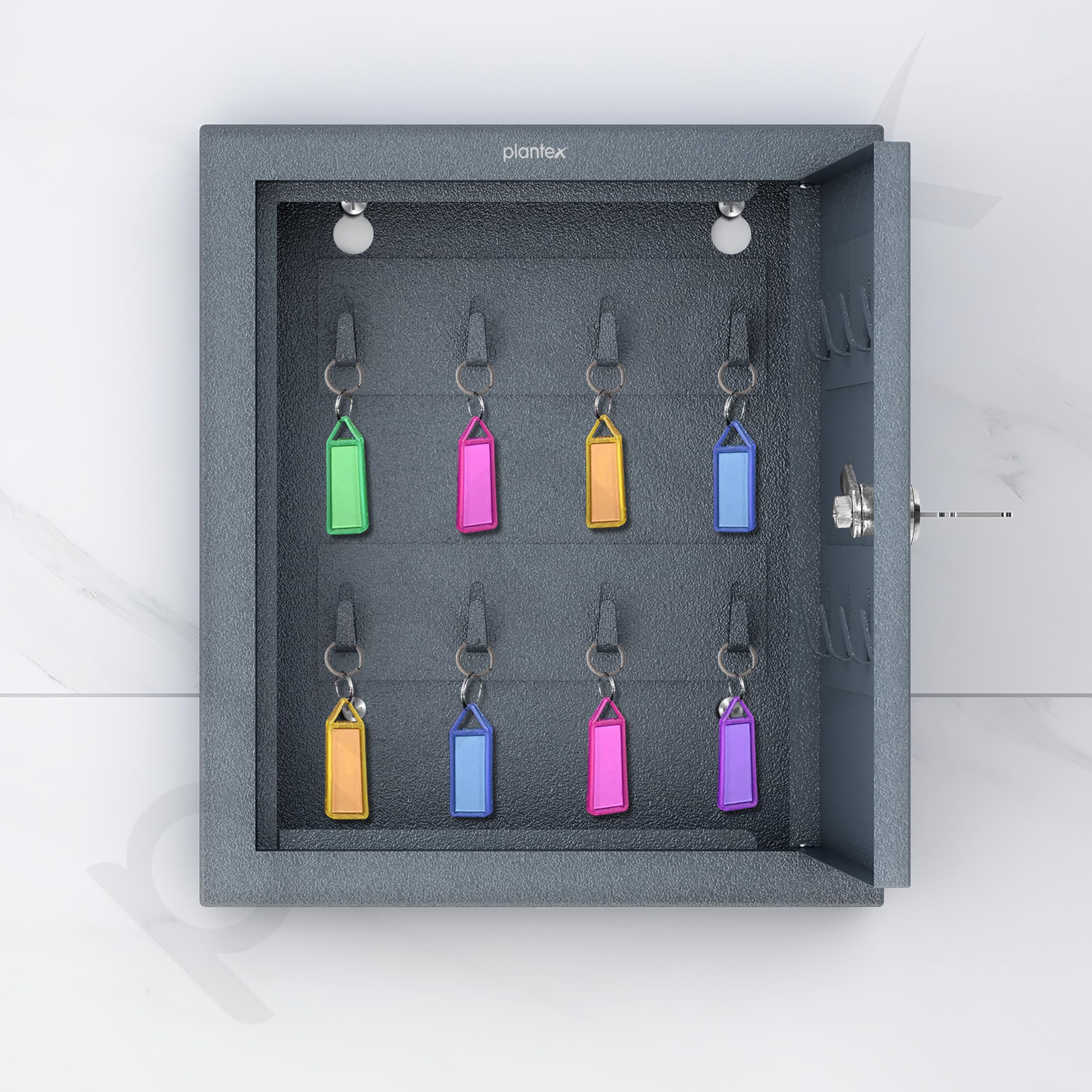 Plantex Key Holder Box/GI Steel Key Cabinet with16 Key Holder for